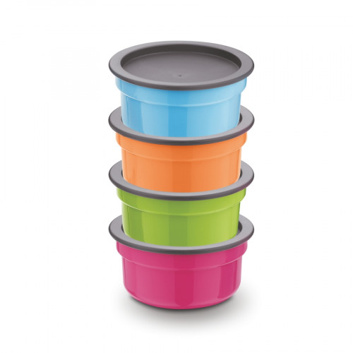 Dynamic Leakproof Container Set/4 ( 300 Ml X 4) Shrink