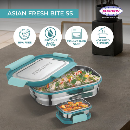 その他 lunchbox Buy Zoku Premium Neat Bento Box, Leak Proof Lunch Tiffin Box